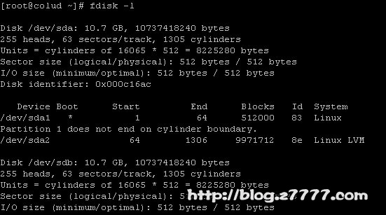 linux的VPS新增硬盘分区